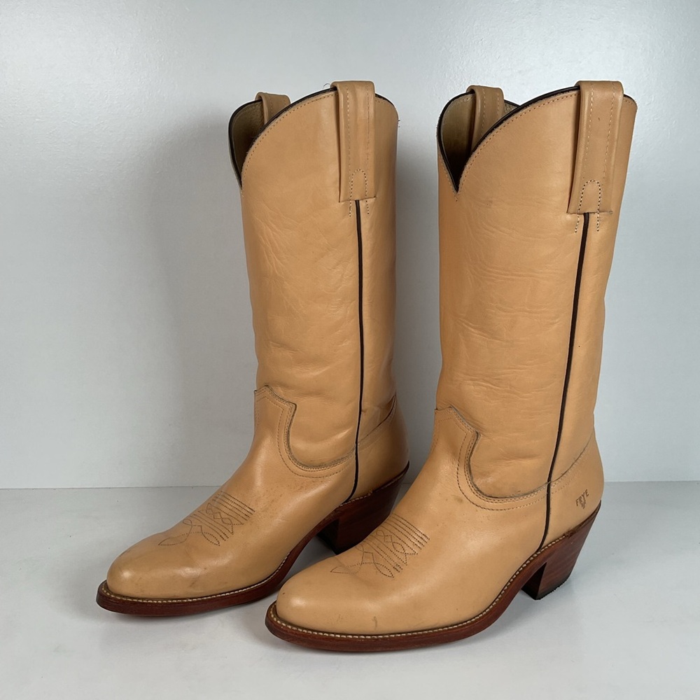 Vintage Frye Buttercup Cowboy Boots | USA Made | 1980s | Men’s 9.5 EE